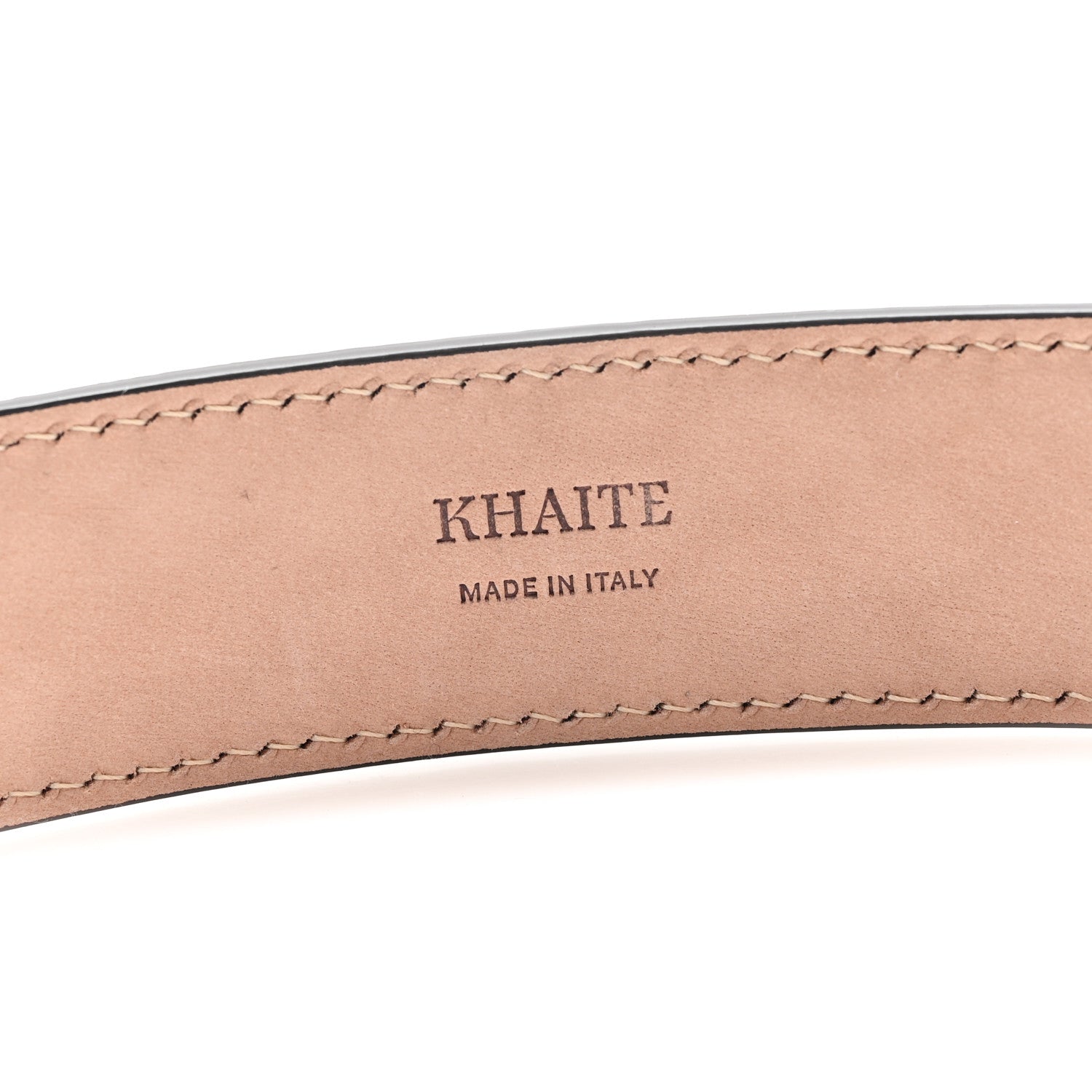 Khaite Suede Benny Belt 75 30 Taupe 3 of 4