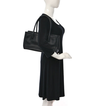 Chanel Calfskin Small Cerf Executive Shopper Tote Black 2 of 10