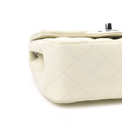 Chanel Caviar Quilted Mini Square Flap White 8 of 11