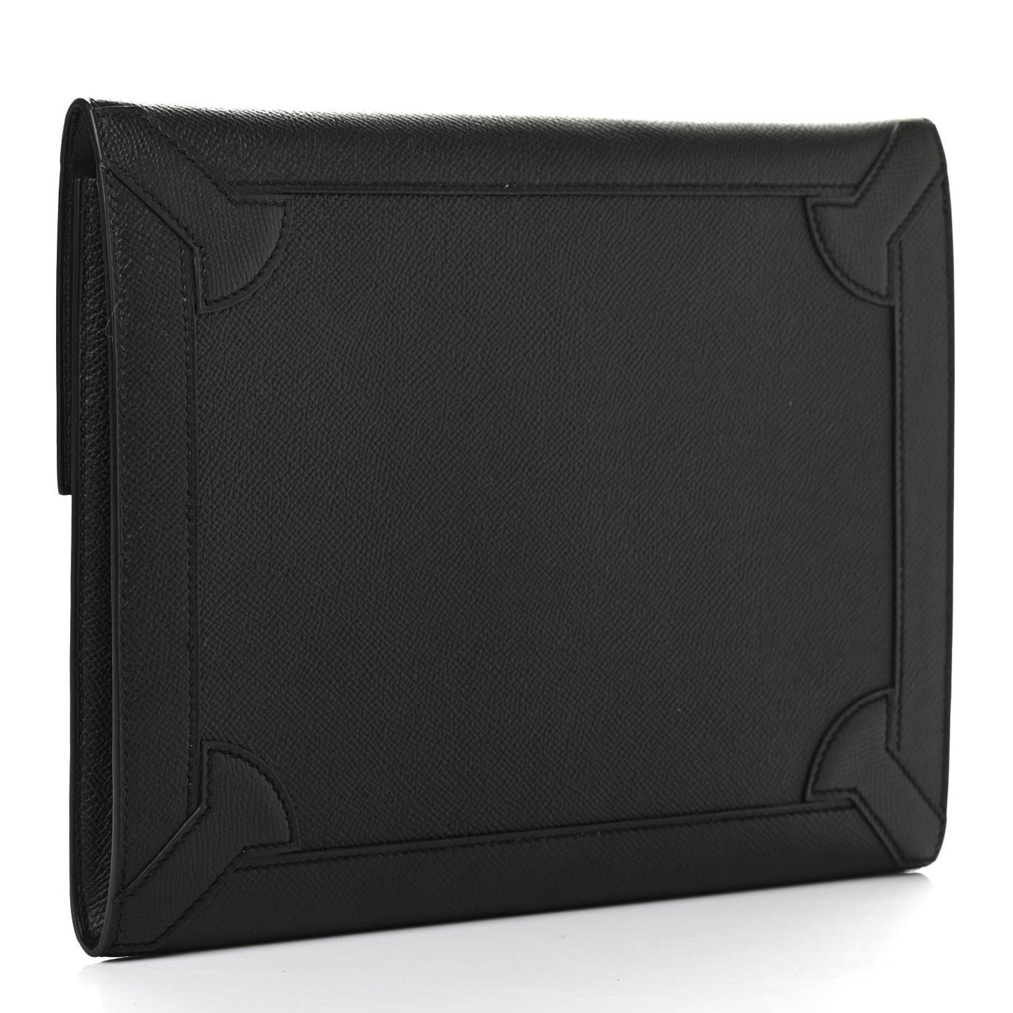 Epsom Fleche D'Or Clutch Black