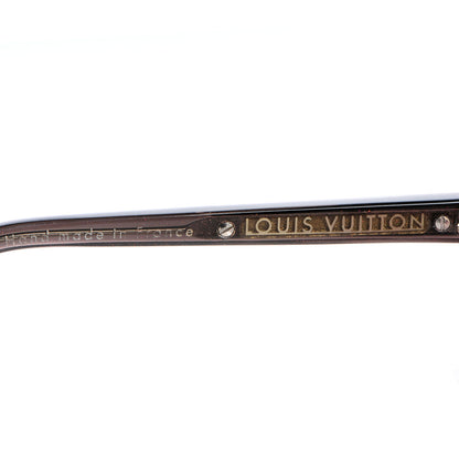 Louis Vuitton Acetate Evidence Sunglasses Brown Z0241W 4 of 4