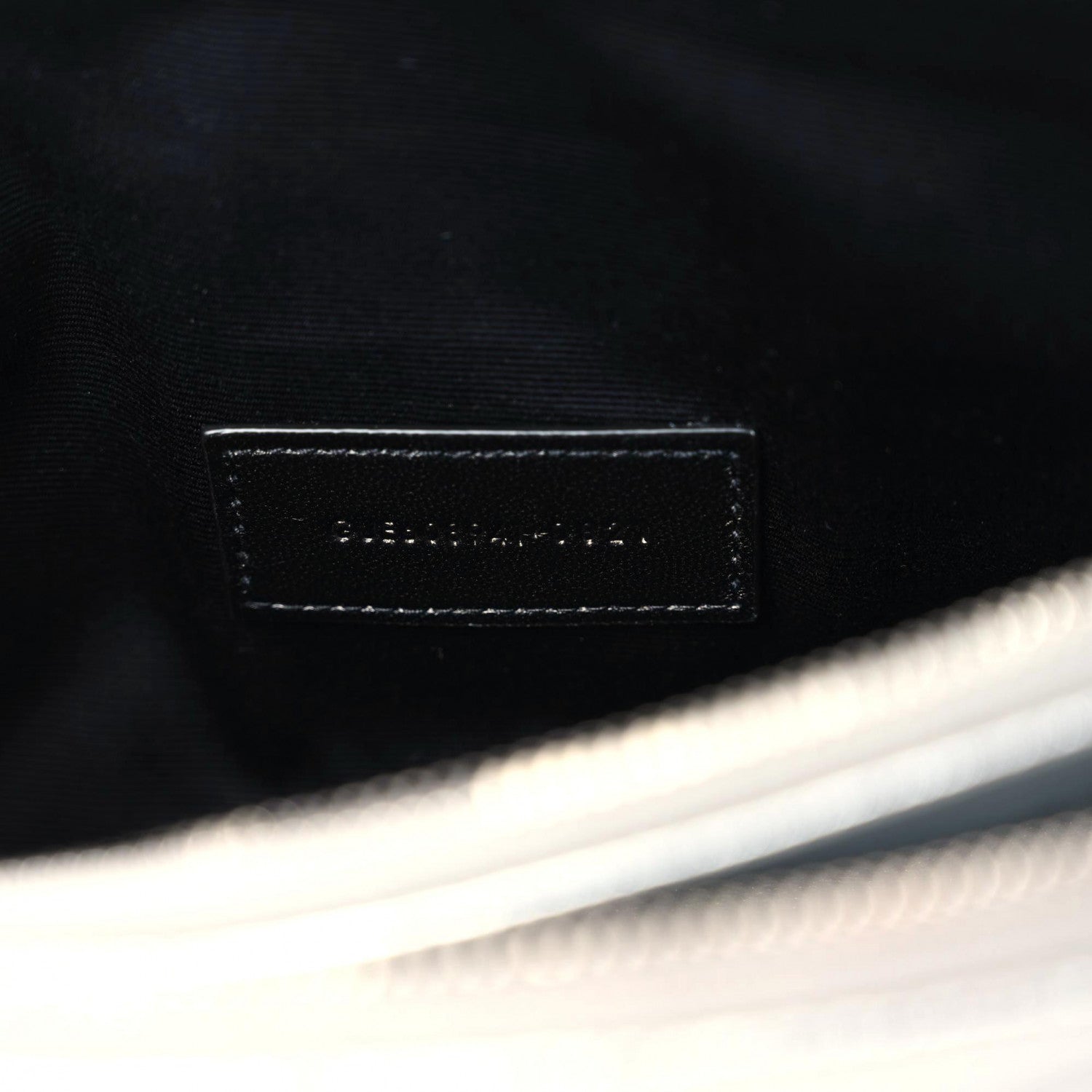 Saint Laurent Metallic Lambskin Quilted Mini Becky Double Zip Bag Argento 10 of 12