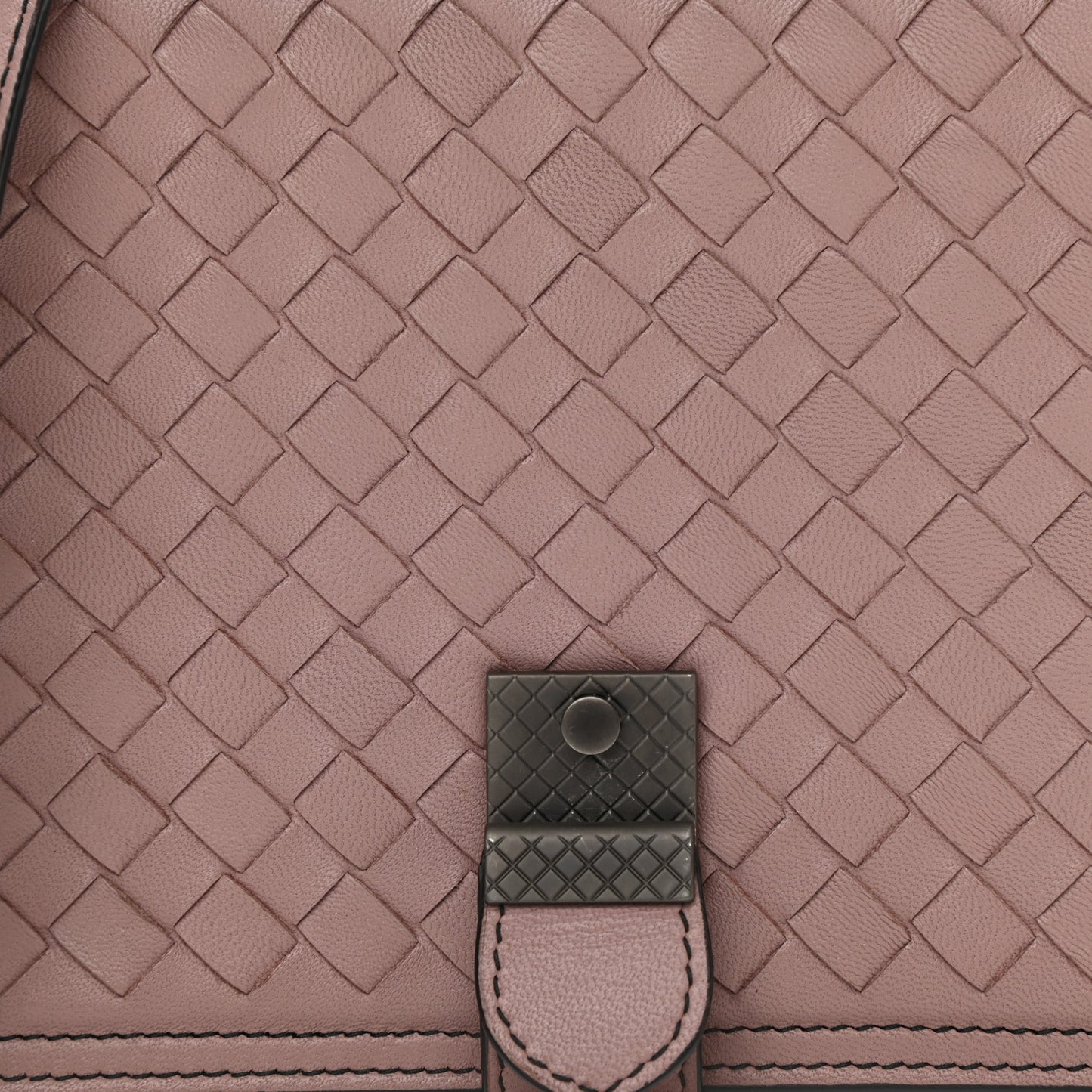 Nappa Intrecciato Small Runway Shoulder Bag Light Purple