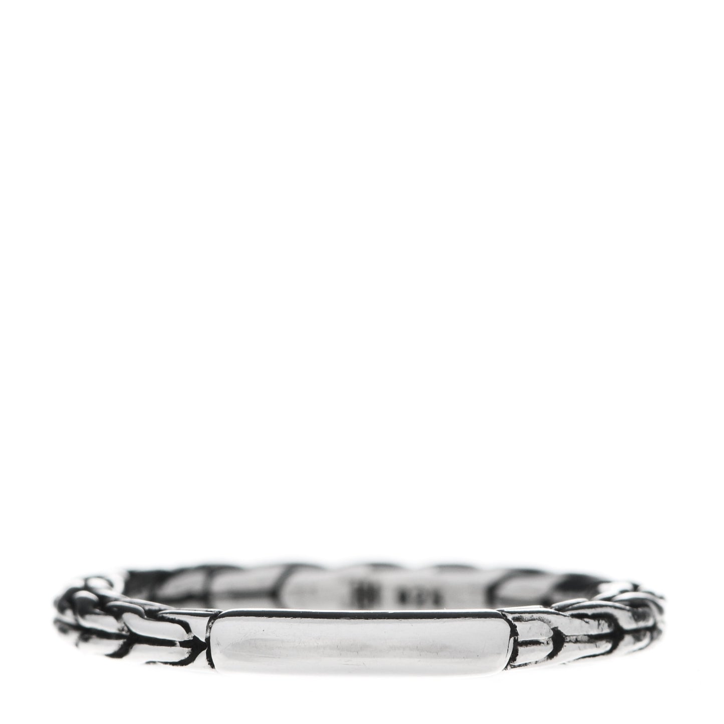 Sterling Silver Classic Chain Ring 54 7