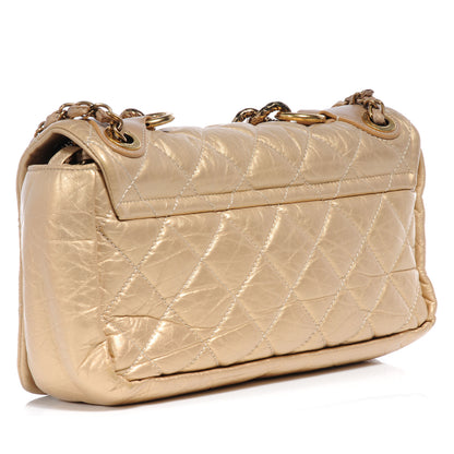 Chanel Quilted Medium Pondichery Flap Gold 3 of 7
