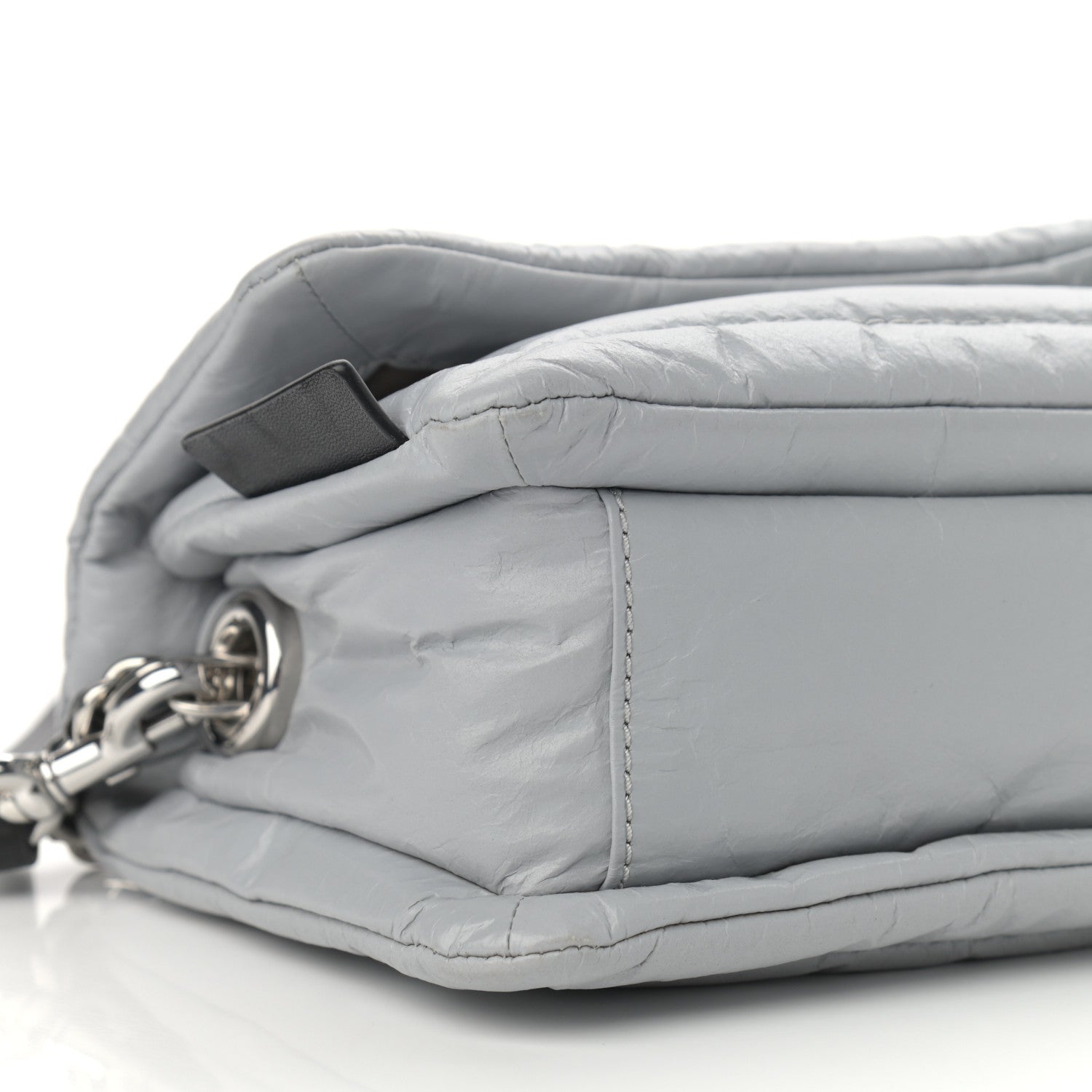 Marc Jacobs Lambskin The Pillow Bag Light Grey 9 of 11