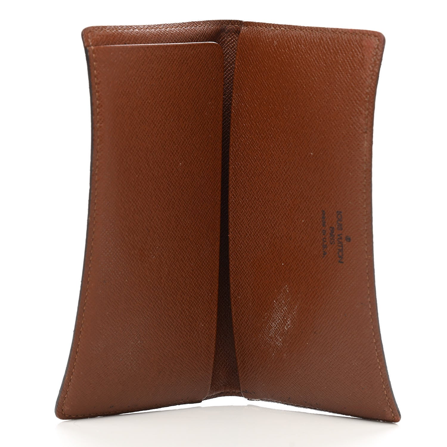 Louis Vuitton Monogram Simple Checkbook Holder Wallet Cover 5 of 11