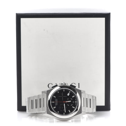 Gucci Stainless Steel 40mm Pantheon Chronograph Quartz Watch Black 7 of 7