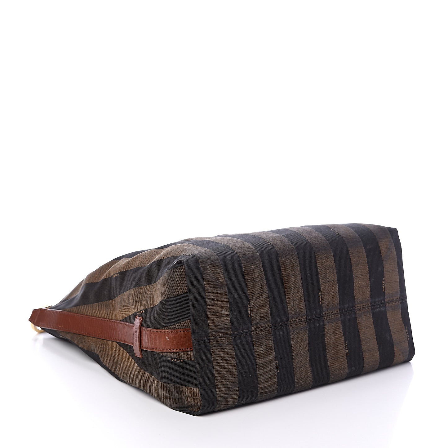 Pequin Cuoio Vegetale Large Hobo Tobacco Black Cuoio