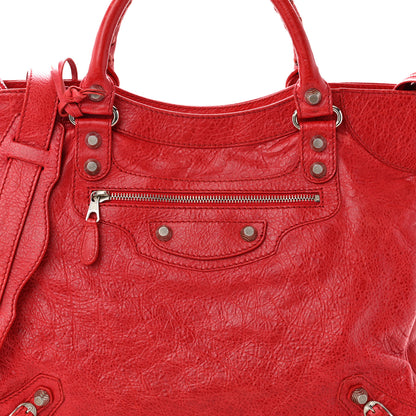 Balenciaga Agneau Giant 12 Silver Hardware Velo Coquelicot 9 of 11