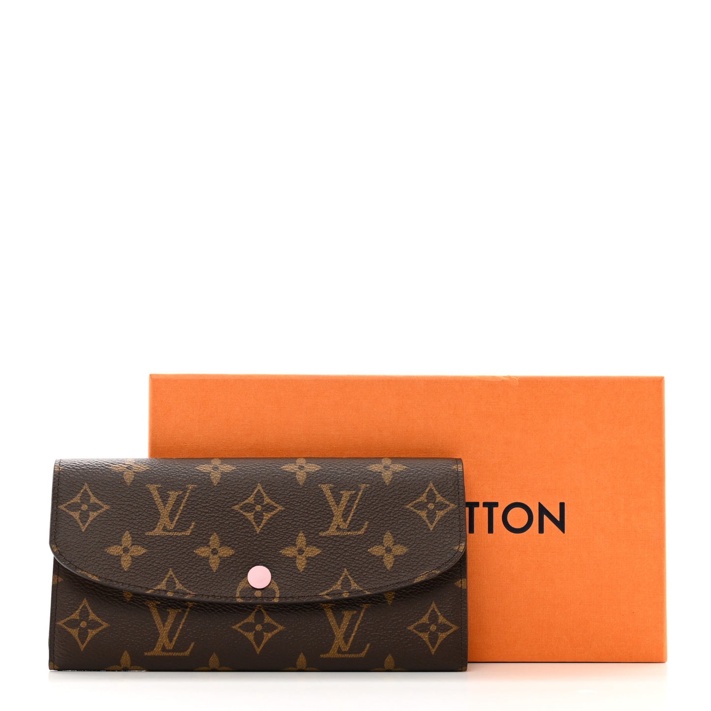 Monogram Emilie Wallet Rose Ballerine