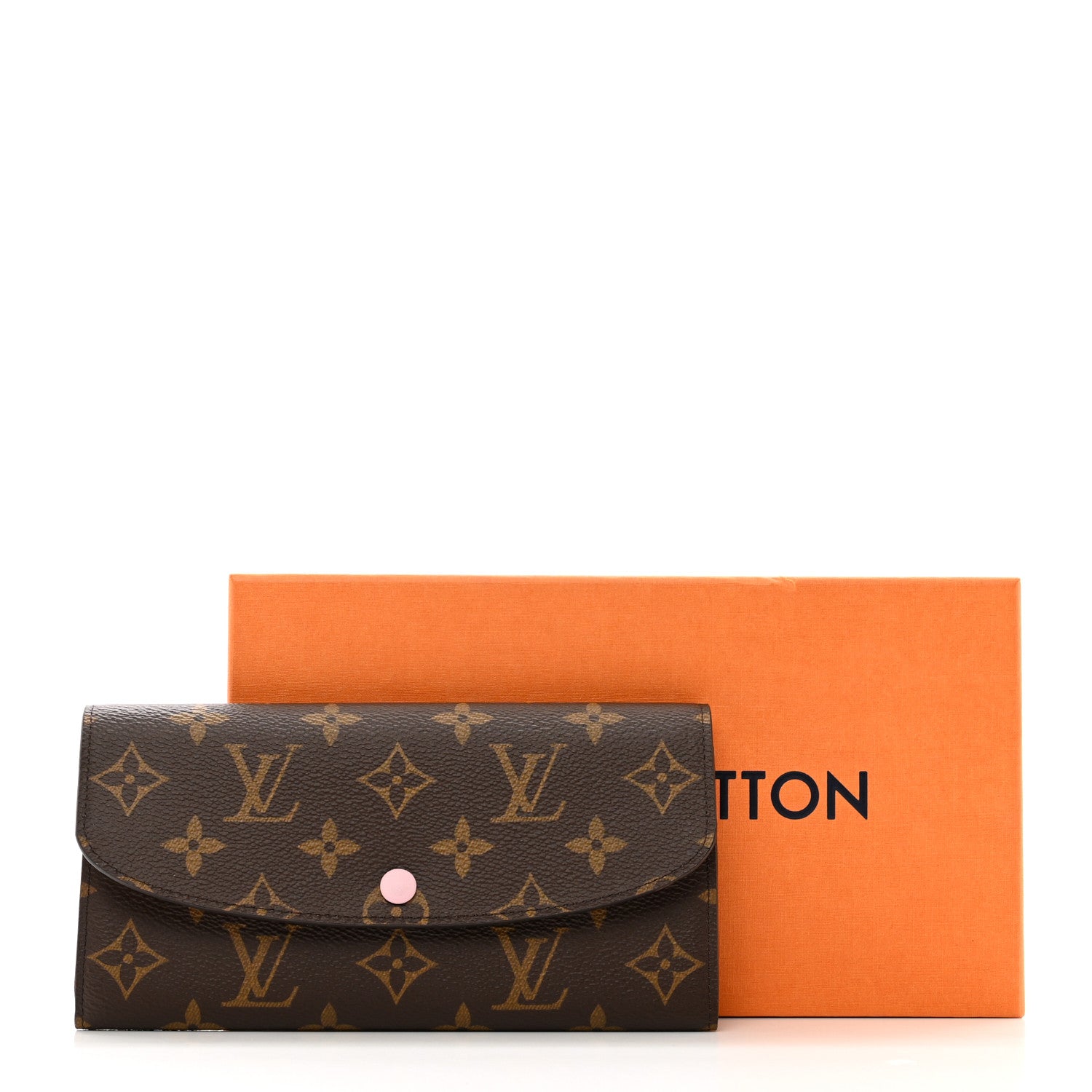 Louis Vuitton Monogram Emilie Wallet Rose Ballerine 7 of 7