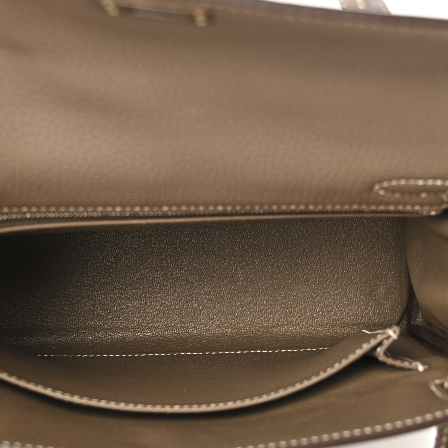 Hermes Togo Kelly Retourne 25 Etoupe 5 of 11