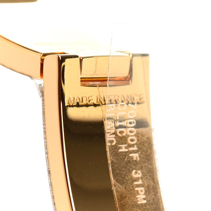 Hermes Enamel Narrow Clic Clac H Bracelet PM White 4 of 4