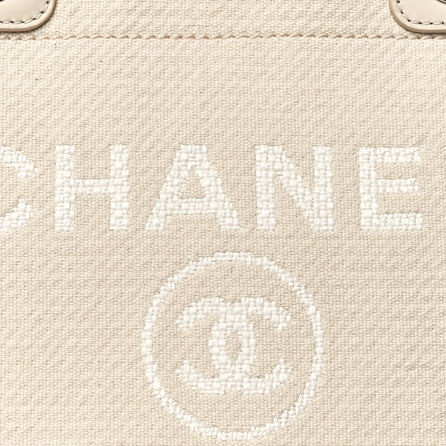 Mixed Fibers Small Deauville Tote White