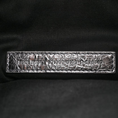 Balenciaga Metallic Agneau Arena Small Le Cagole Shoulder Bag Silver 7 of 10