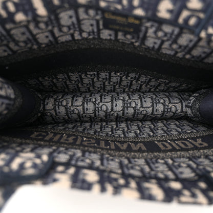 Christian Dior Oblique Medium Book Tote Blue Multicolor 5 of 11
