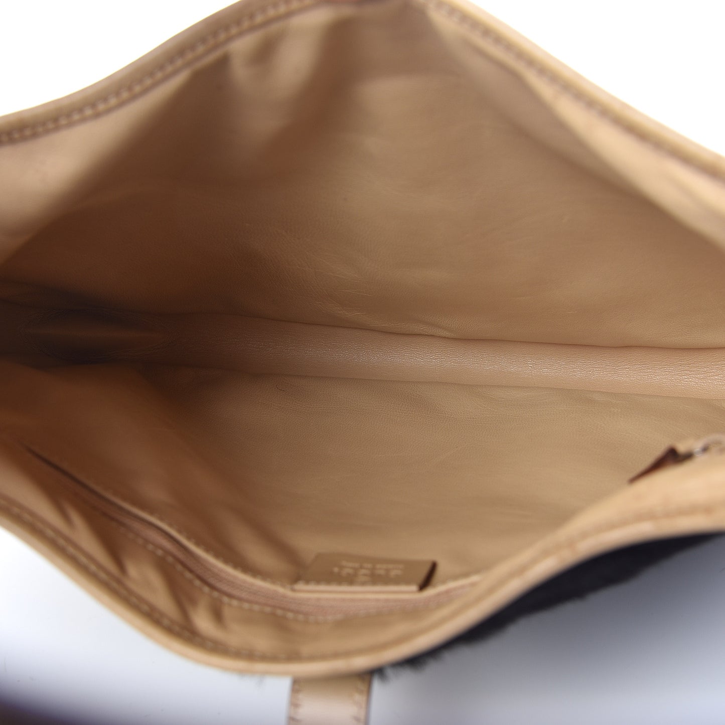 Calfskin Pony Hair Jackie O Hobo Brown Black