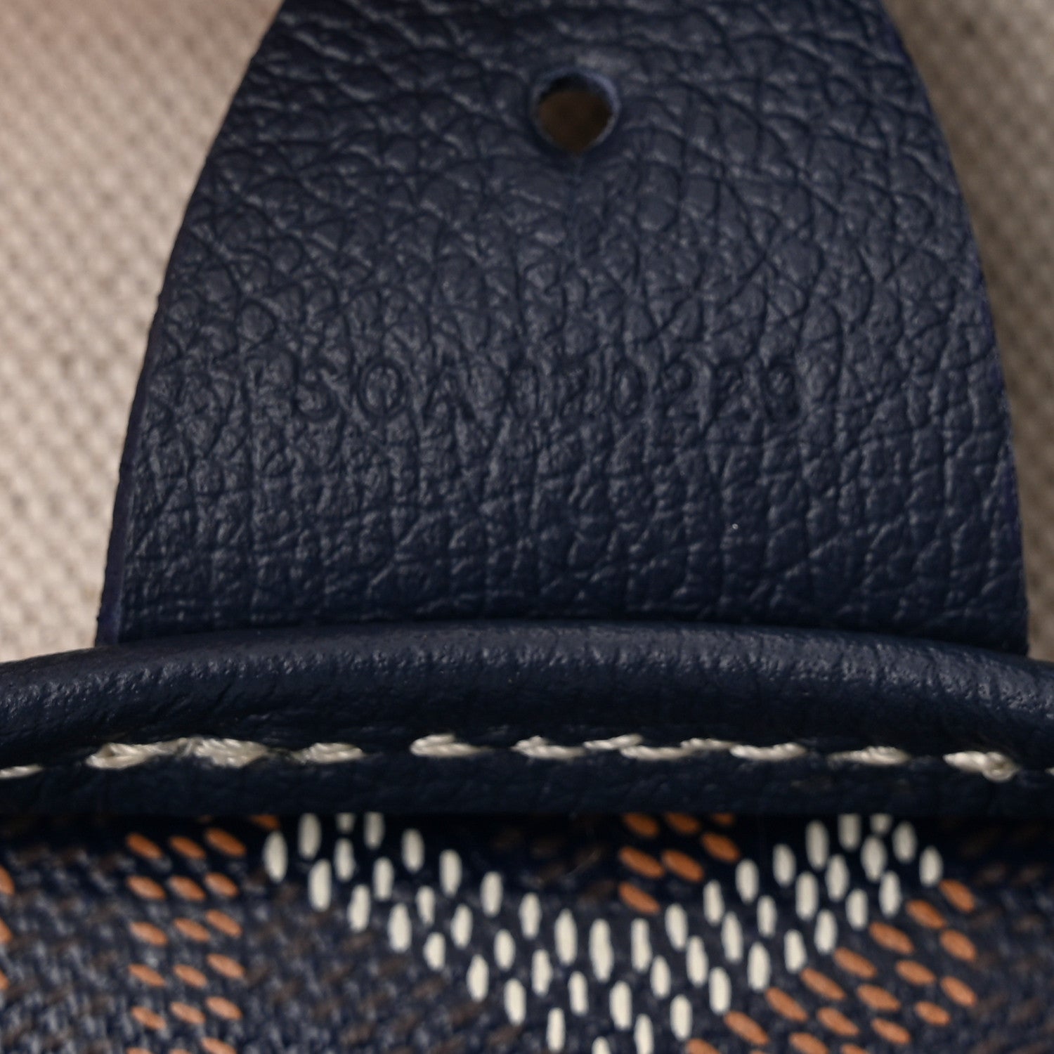 Goyard Goyardine Artois PM Navy 7 of 10
