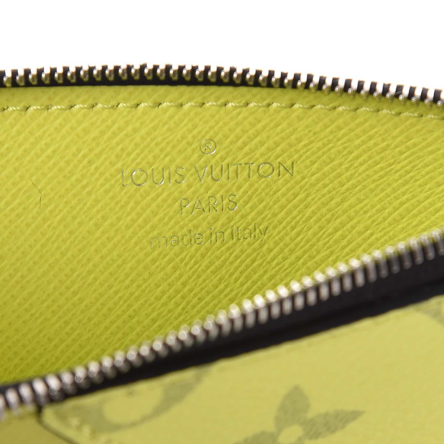 Louis Vuitton Monogram Taiga Coin Card Holder Yellow 6 of 7