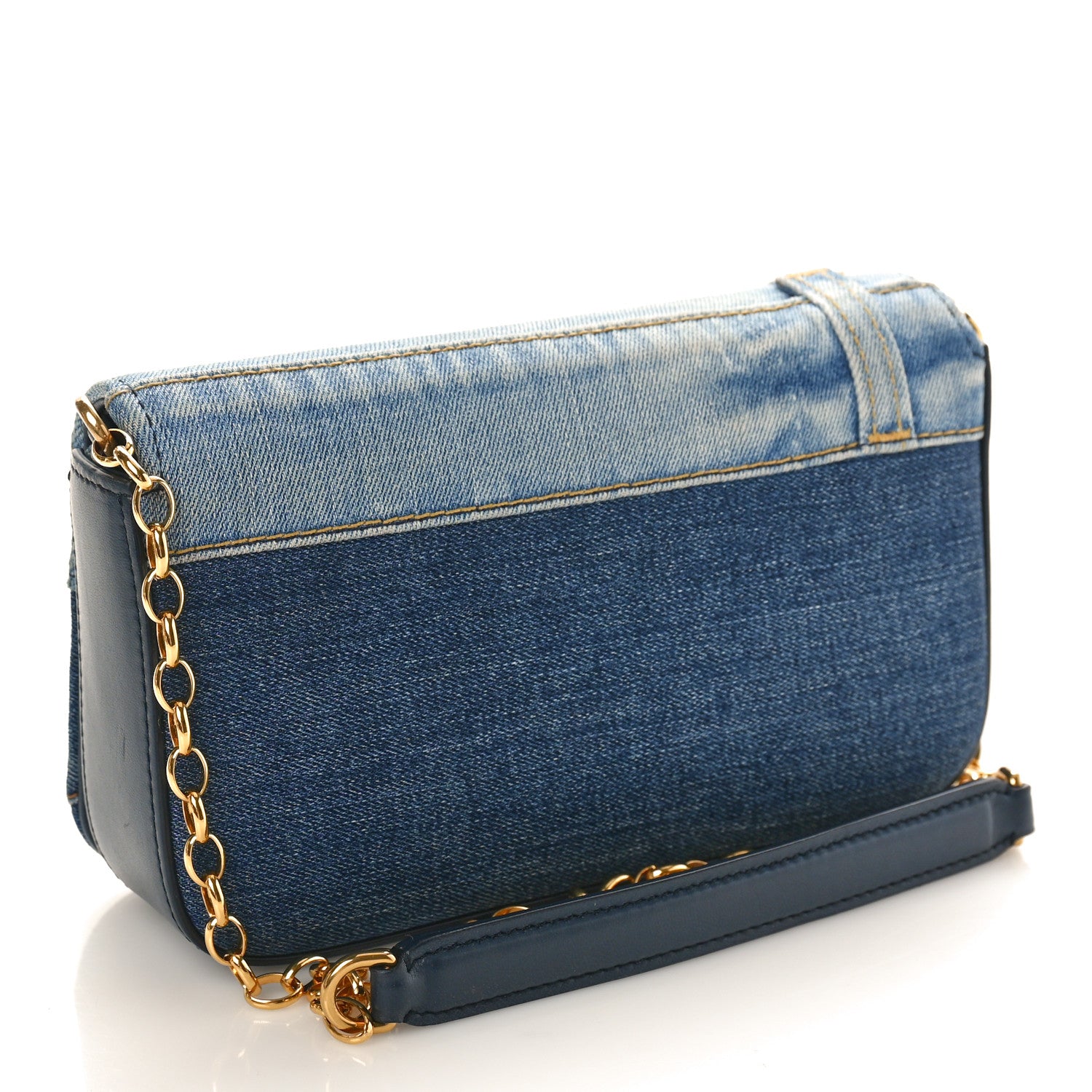 Dolce & Gabbana Denim DG Girls Shoulder Bag Blue 2 of 9