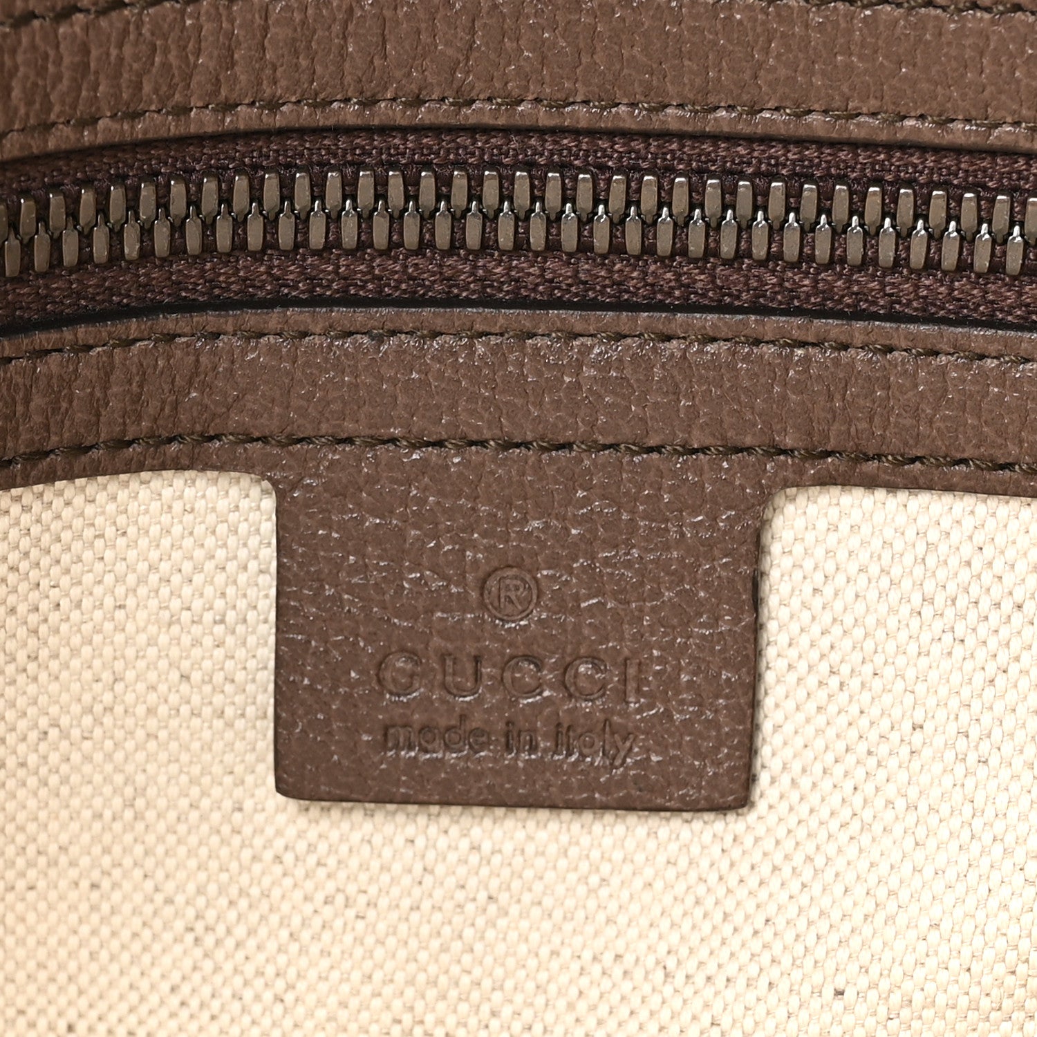Gucci GG Supreme Monogram Web Small Ophidia Half Moon Hobo Brown 6 of 10