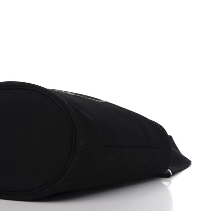 Prada Canapa Small Shopping Tote Black 9 of 10