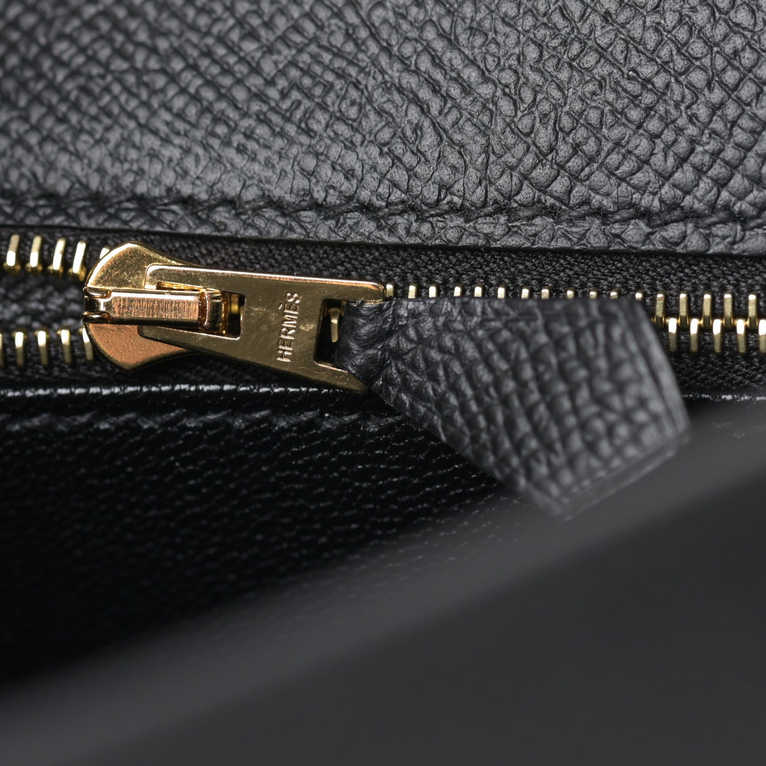 Hermes Epsom Kelly Sellier 25 Black 27 of 39