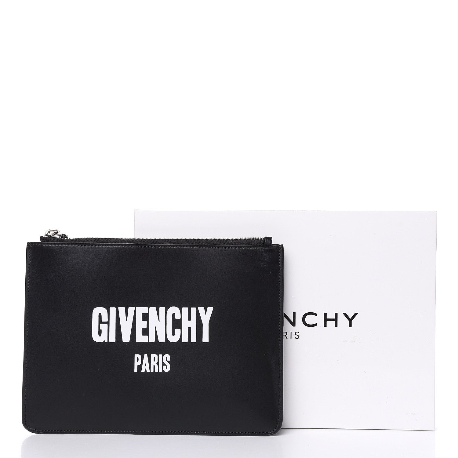 Givenchy Calfskin Medium Logo Pouch Black 10 of 10