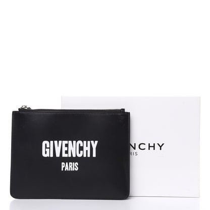 Givenchy Calfskin Medium Logo Pouch Black 10 of 10