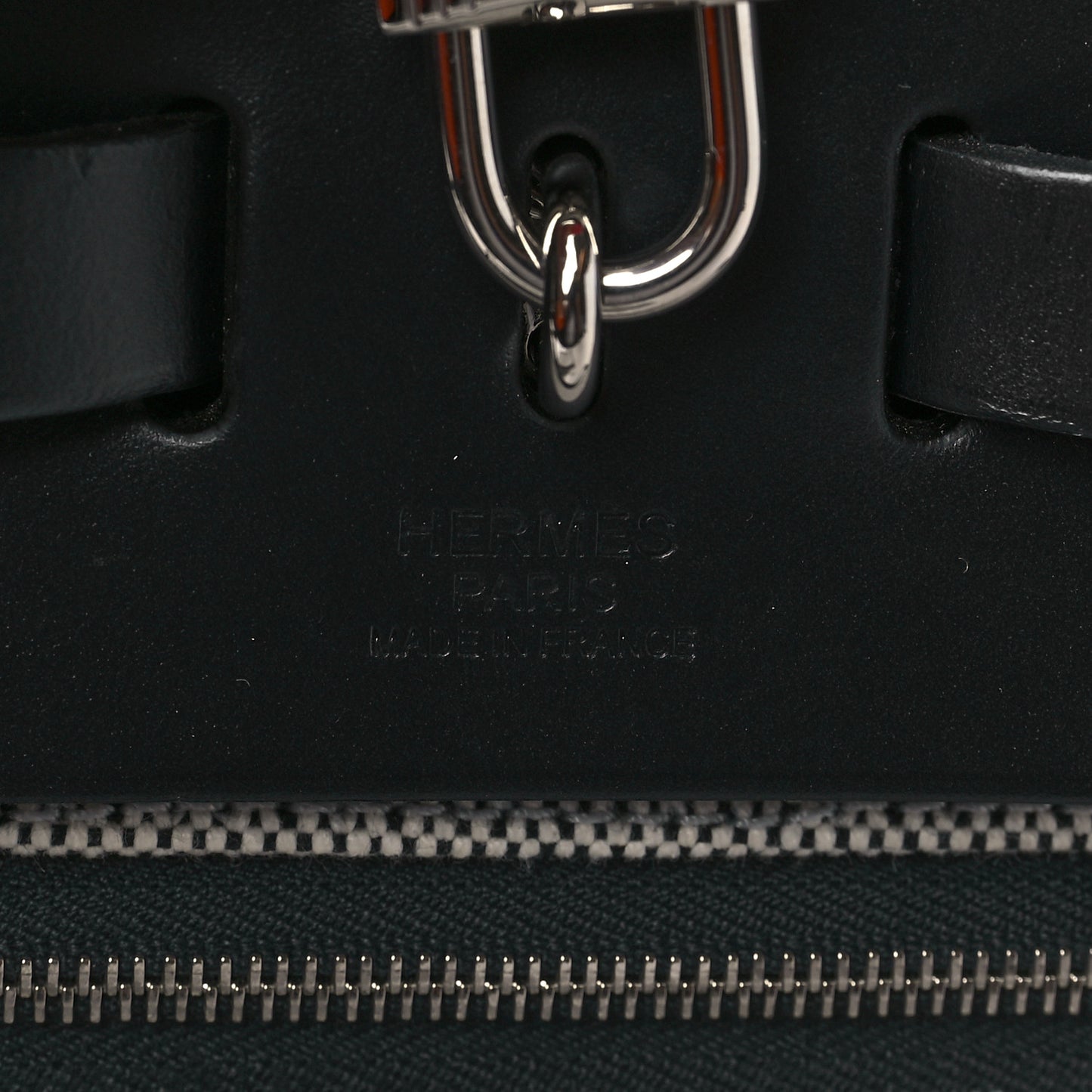 Toile H Berline Vache Hunter Herbag Zip PM 31 Black Ecru
