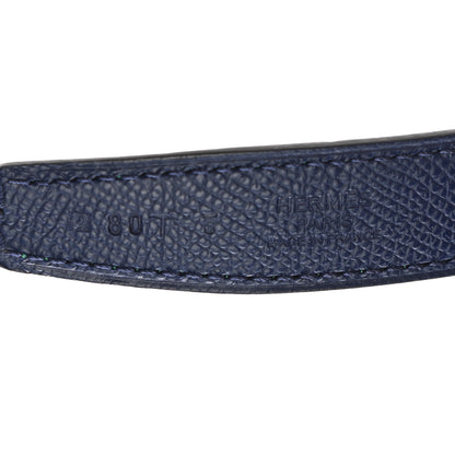 Hermes Swift Epsom 32mm Belt Strap 80 Malachite Bleu Saphir 6 of 7