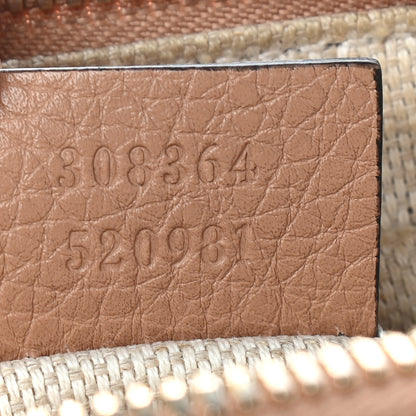 Gucci Pebbled Calfskin Small Soho Disco Bag Rose Beige 7 of 10