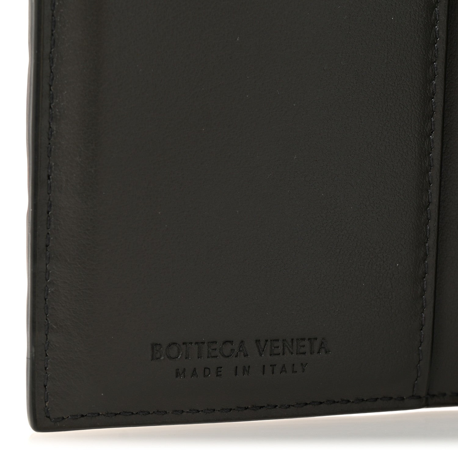 Bottega Veneta Nappa Intrecciato Bifold Zip Wallet Ebano 6 of 8