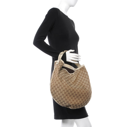 Gucci Monogram Large Wave Hobo Off White 3 of 12