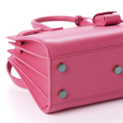 Saint Laurent Calfskin Nano Sac De Jour Lipstick Fuchsia 7 of 10