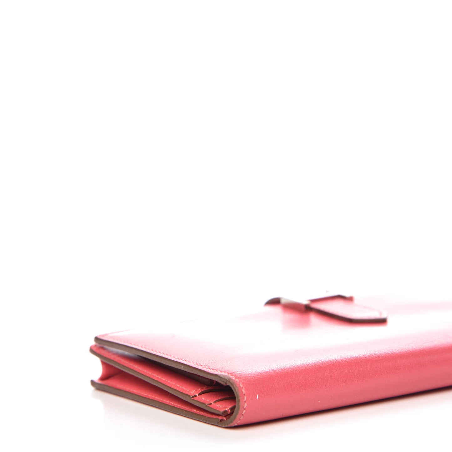 Tadelakt Bearn Gusset Wallet Rose Lipstick