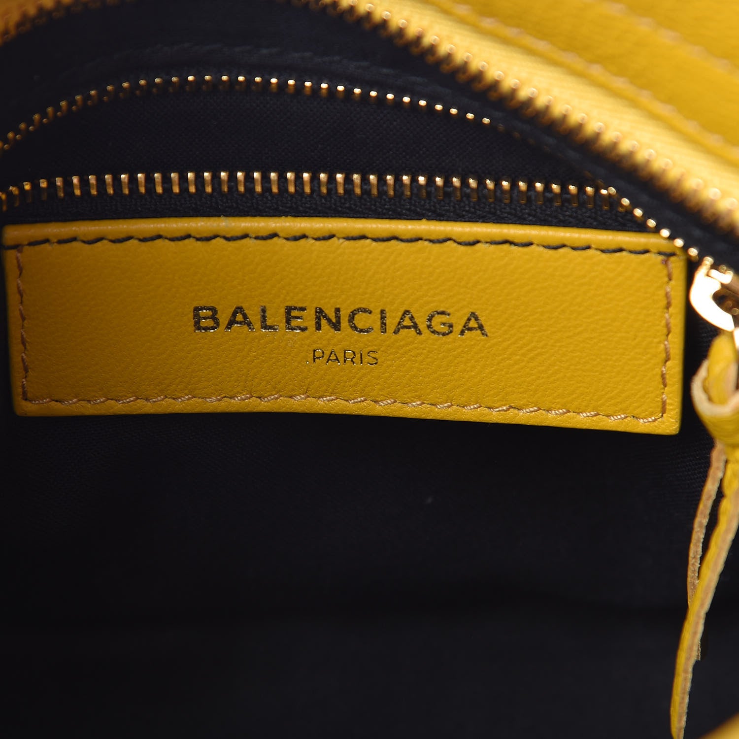 Balenciaga Chevre Gold Metallic Edge Hardware Mini City Jaune Epi 7 of 14