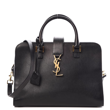 Saint Laurent Smooth Calfskin Small Monogram Cabas Black 1 of 15