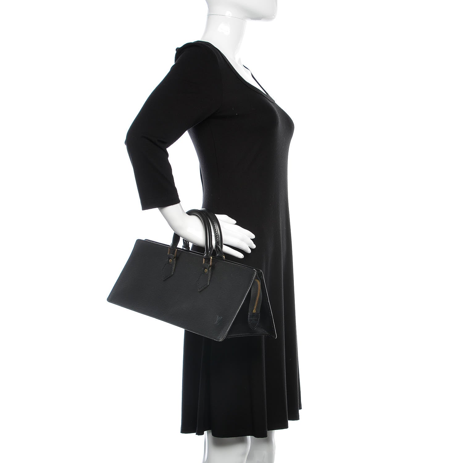 Louis Vuitton Epi Sac Triangle Black 2 of 32