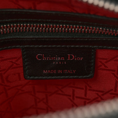 Christian Dior Lambskin Cannage Medium Lady Dior Black 6 of 12