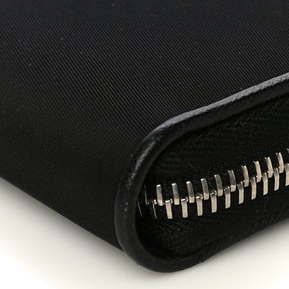 Prada Tessuto Nylon Zip Around Wallet Black 9 of 11