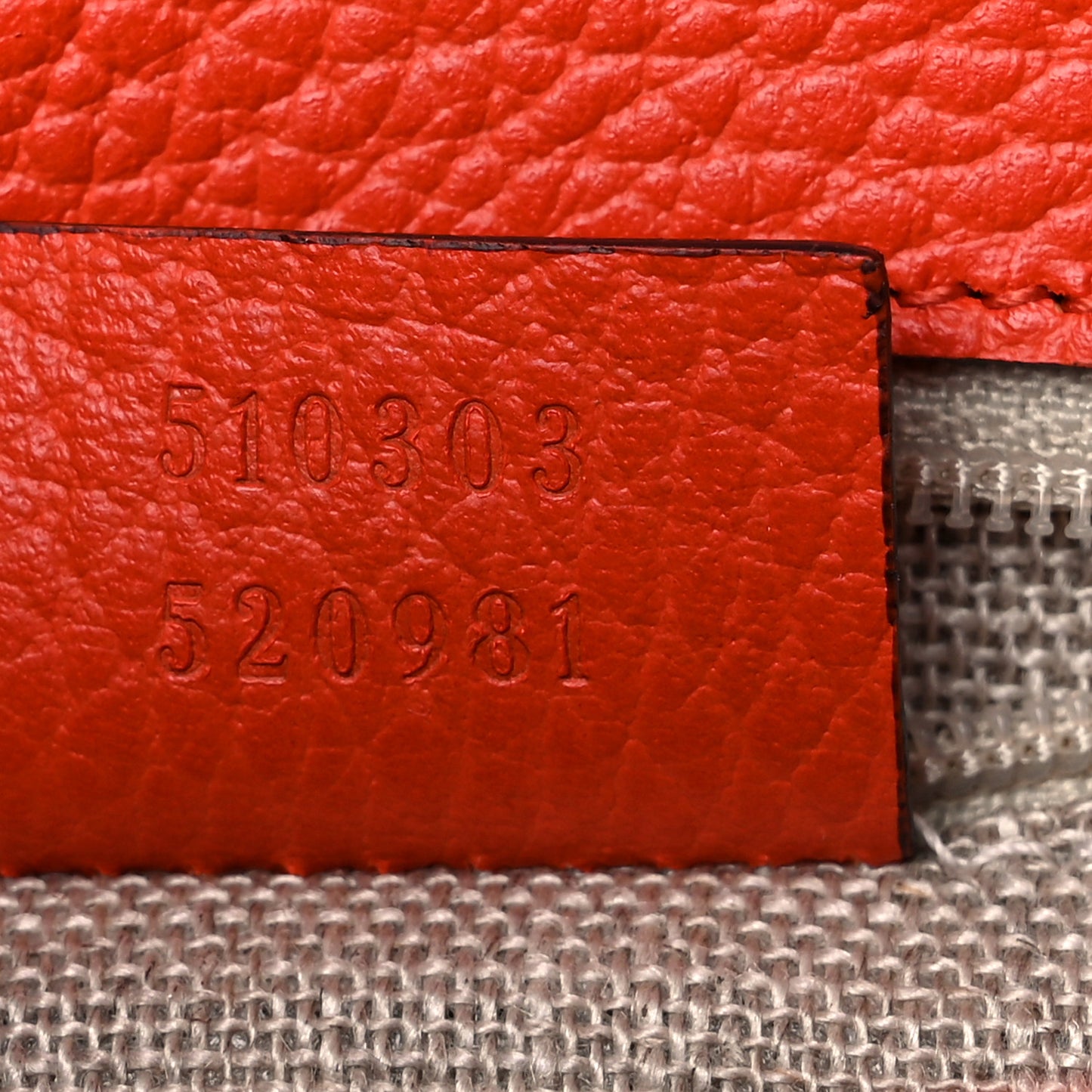 Dollar Calfskin Interlocking G Shoulder Bag Sun Orange