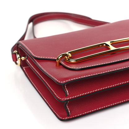 Hermes Evercolor Sac Roulis 23 Rouge Grenat 8 of 9