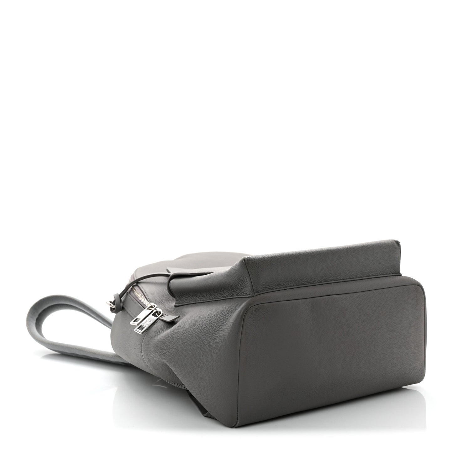 Grained Calfskin Aerogram Takeoff Backpack Grey