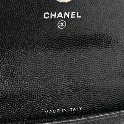 Chanel Caviar Quilted My Everything Belt Flap Card Holder Black 6 of 11