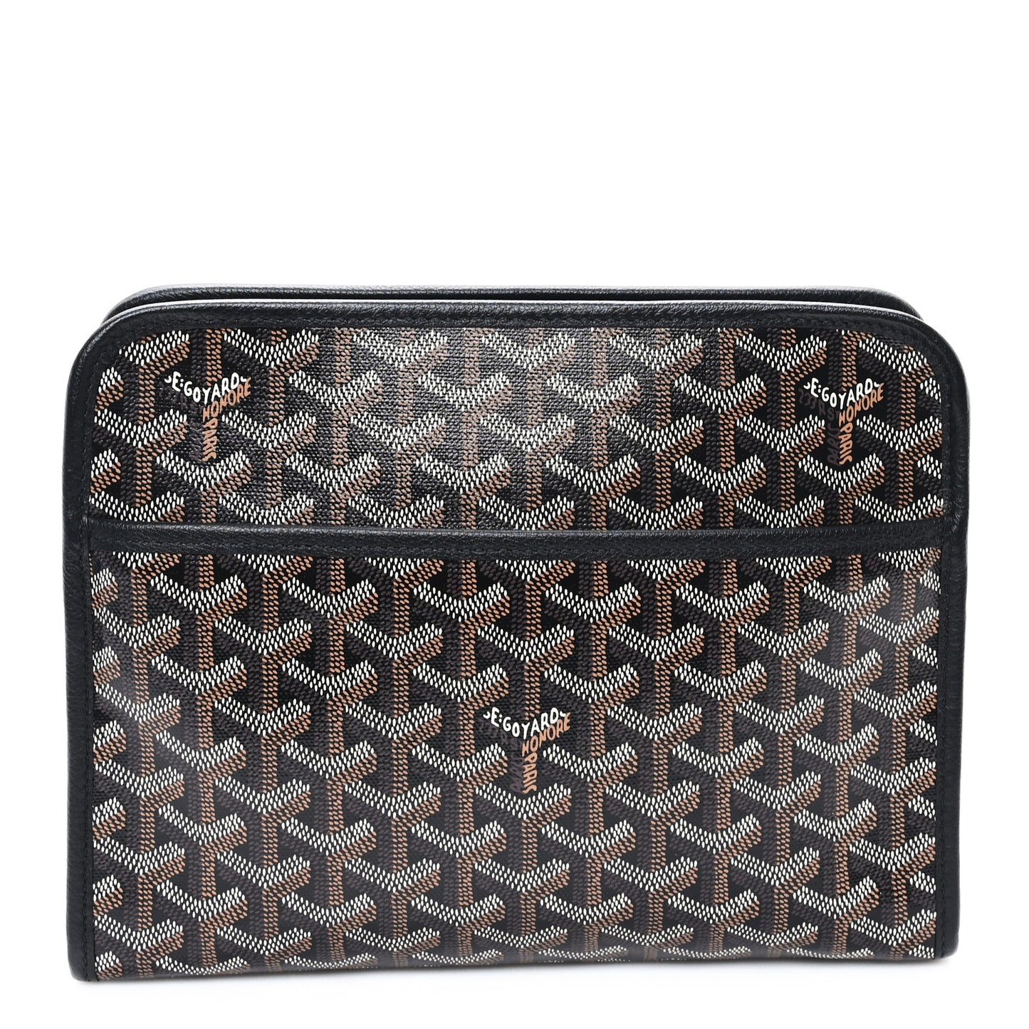 Goyardine Jouvence MM Toiletry Pouch Black