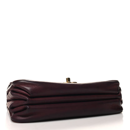 Chanel Iridescent Calfskin Quilted Small Straight Lined Flap Red 4 of 16