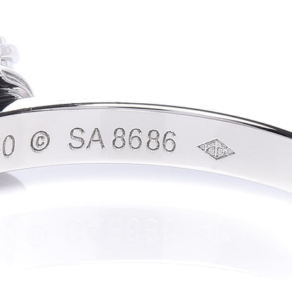 Cartier 18K White Gold Diamond D'Amour Heart Ring 50 5.25 5 of 5