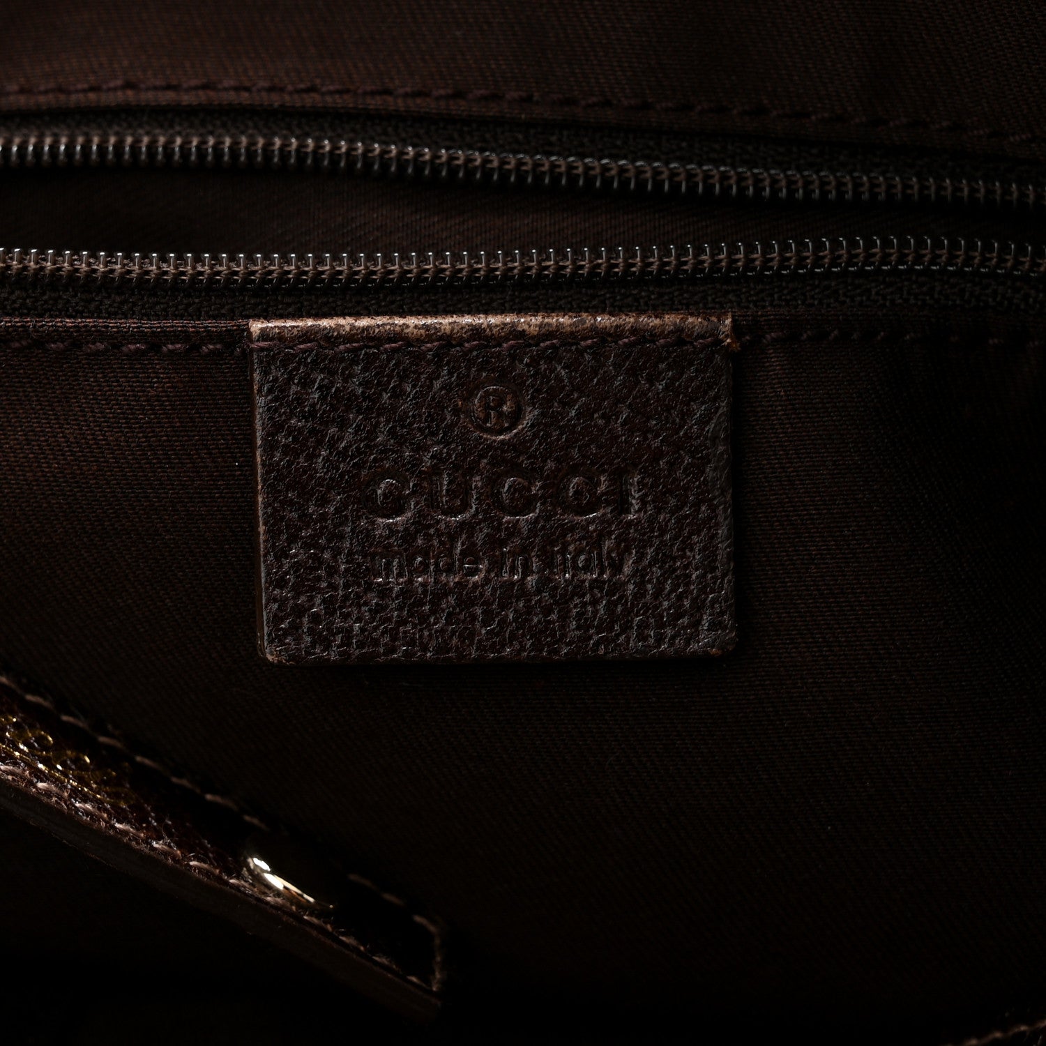 Gucci Monogram Medium Abbey Shoulder Bag Dark Brown 6 of 11